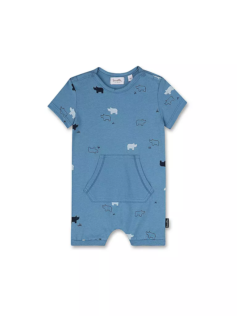 SANETTA | Baby Strampler | hellblau