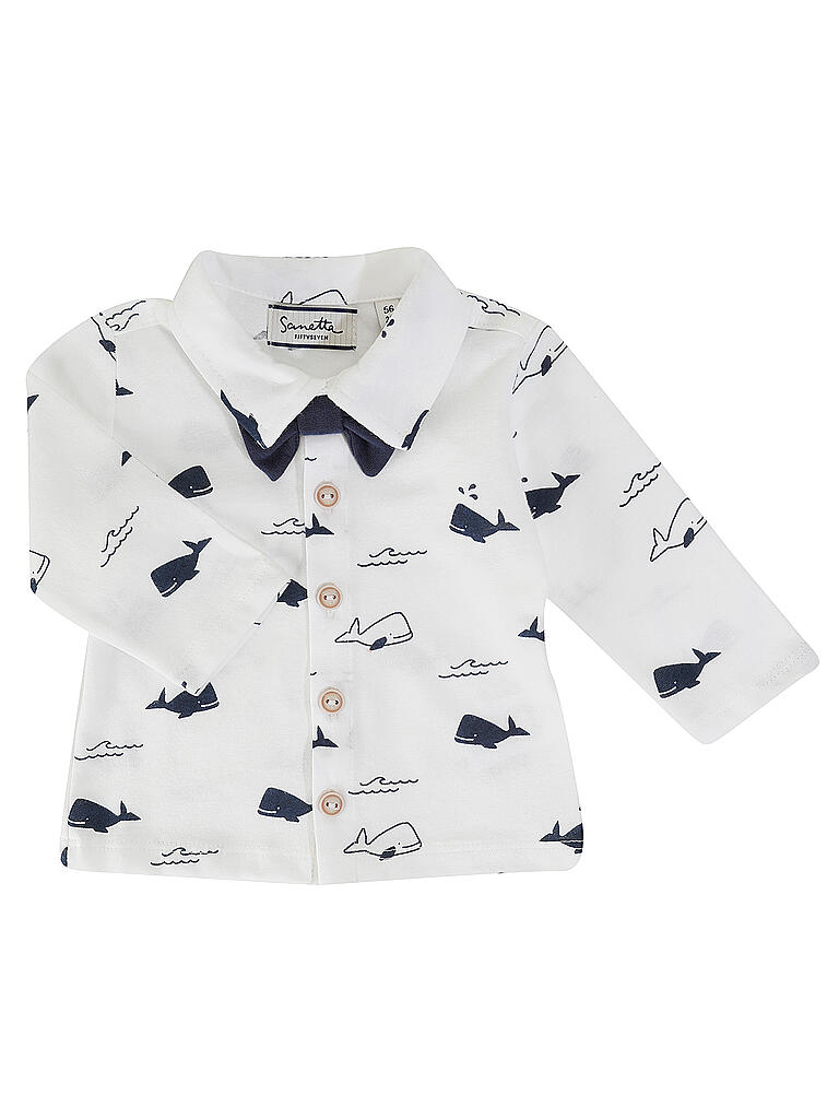 SANETTA | Jungen Jerseyhemd  | weiß