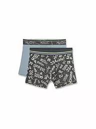 SANETTA | Jungen Pants 2er Pkg. WORDING | Grau
