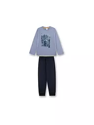 SANETTA | Jungen Pyjama  | grau
