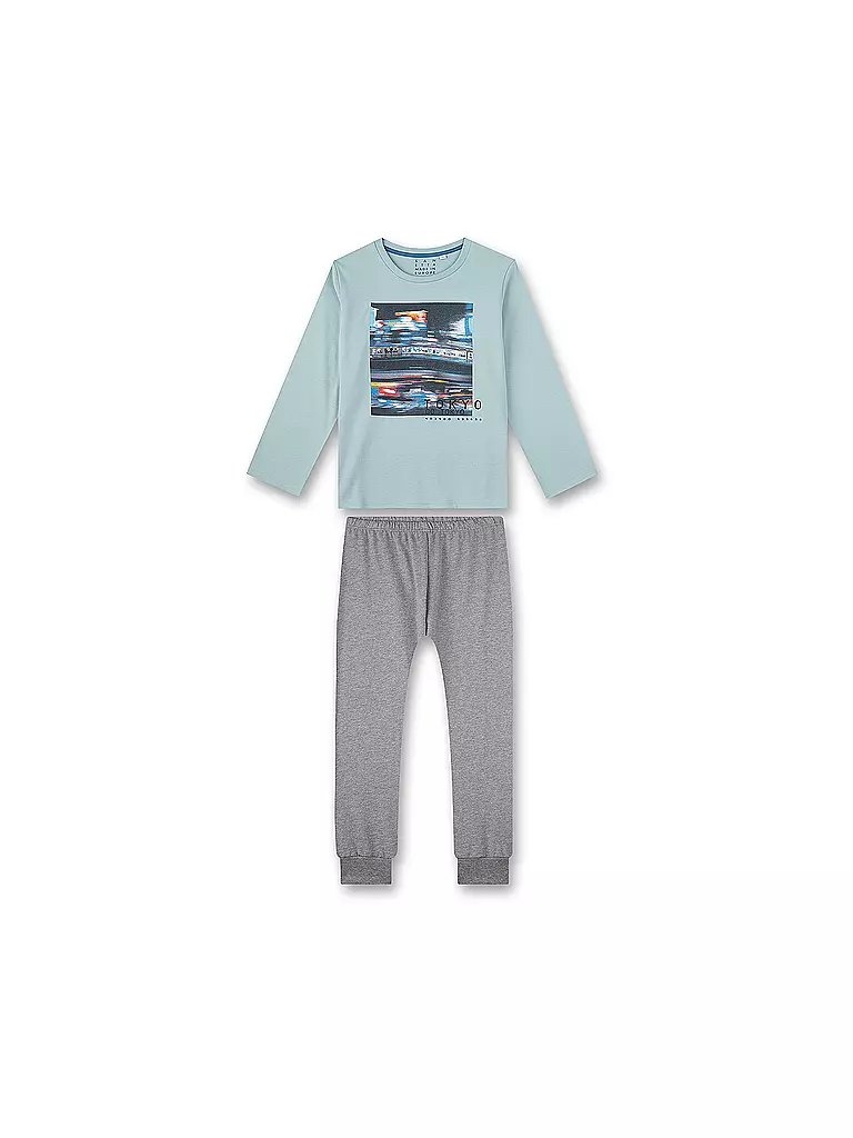 SANETTA | Jungen Pyjama  | hellgrün
