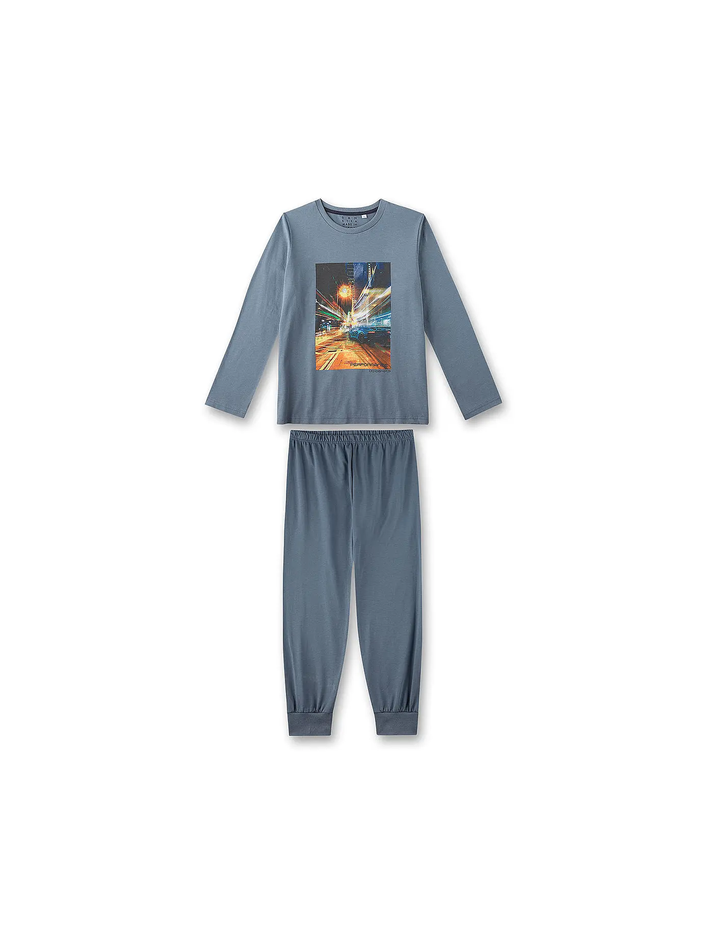 SANETTA | Jungen Pyjama | blau
