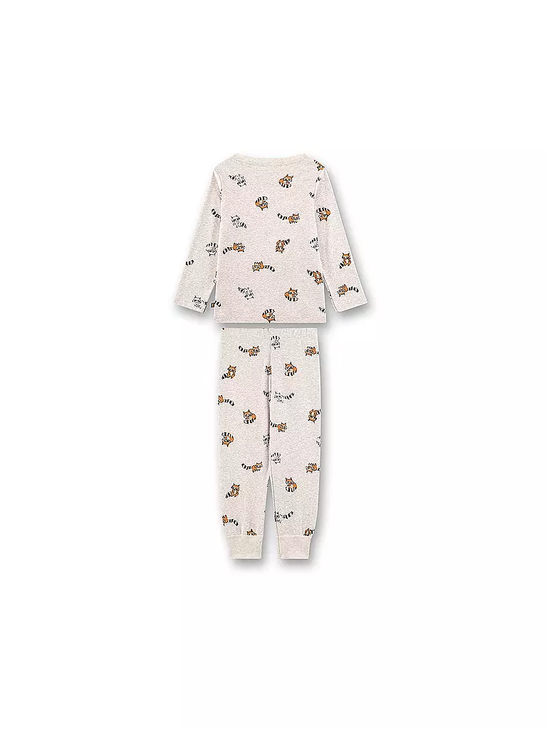 SANETTA | Jungen Pyjama | hellgrau