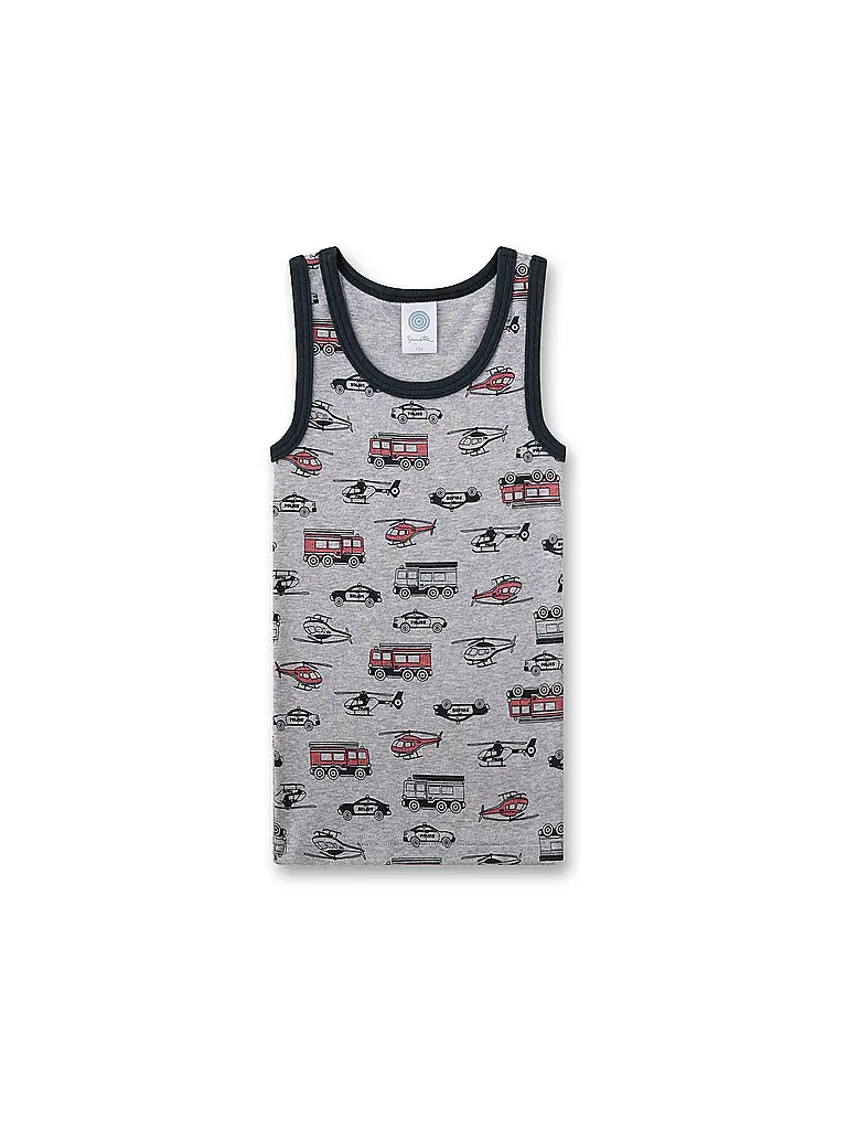 SANETTA | Jungen Unterhemd 2er Pkg. hellgrau m | Hellgrau