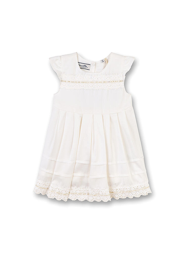 SANETTA | Mädchen Kleid | weiß
