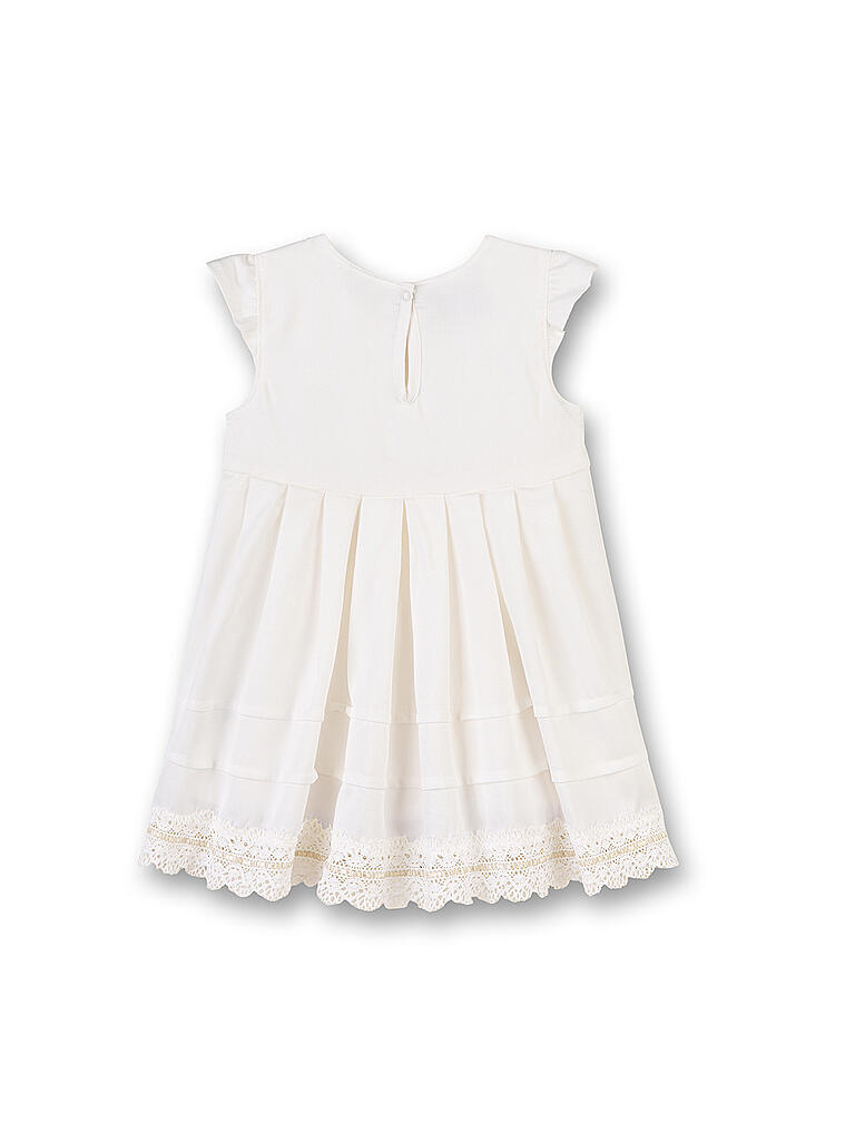 SANETTA | Mädchen Kleid | weiß