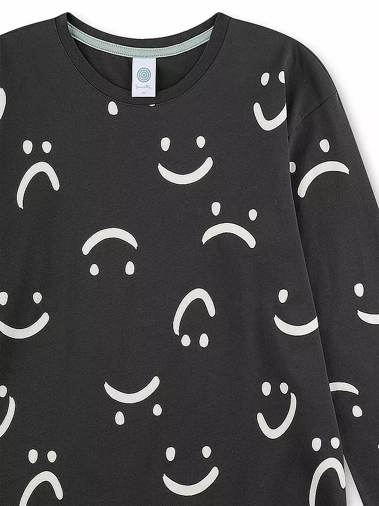 SANETTA | Mädchen Pyjama  | grau