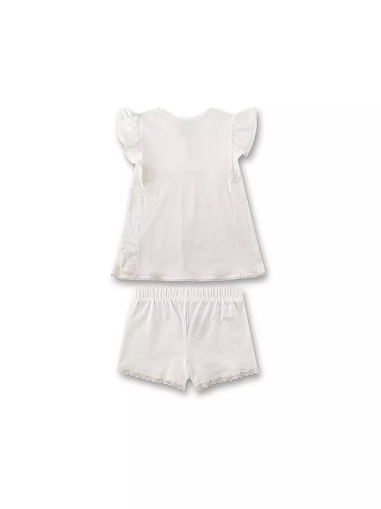 SANETTA | Mädchen Pyjama | creme