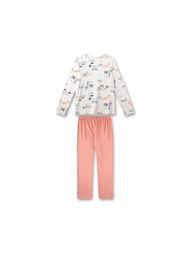 SANETTA | Mädchen Pyjama | creme