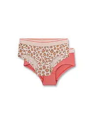 SANETTA | Mädchen Slip 2er Pkg. silver peo | Hellbraun