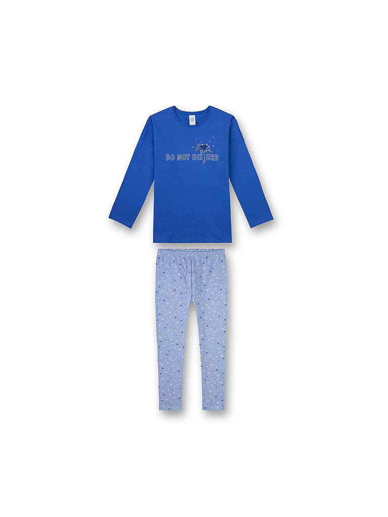 SANETTA | Mädchen-Pyjama | blau