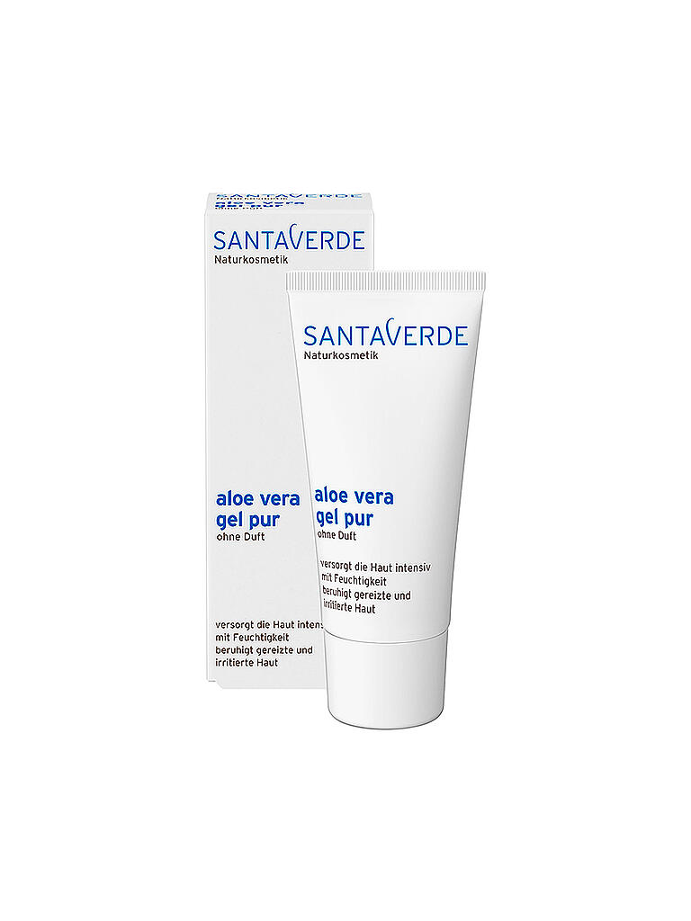 SANTAVERDE | Aloe Vera gel pur ohne Duft 100ml | keine Farbe