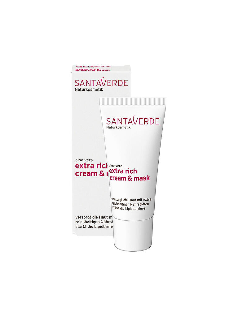 SANTAVERDE | Augencreme - Aloe Vera extra rich cream & mask 30ml | keine Farbe