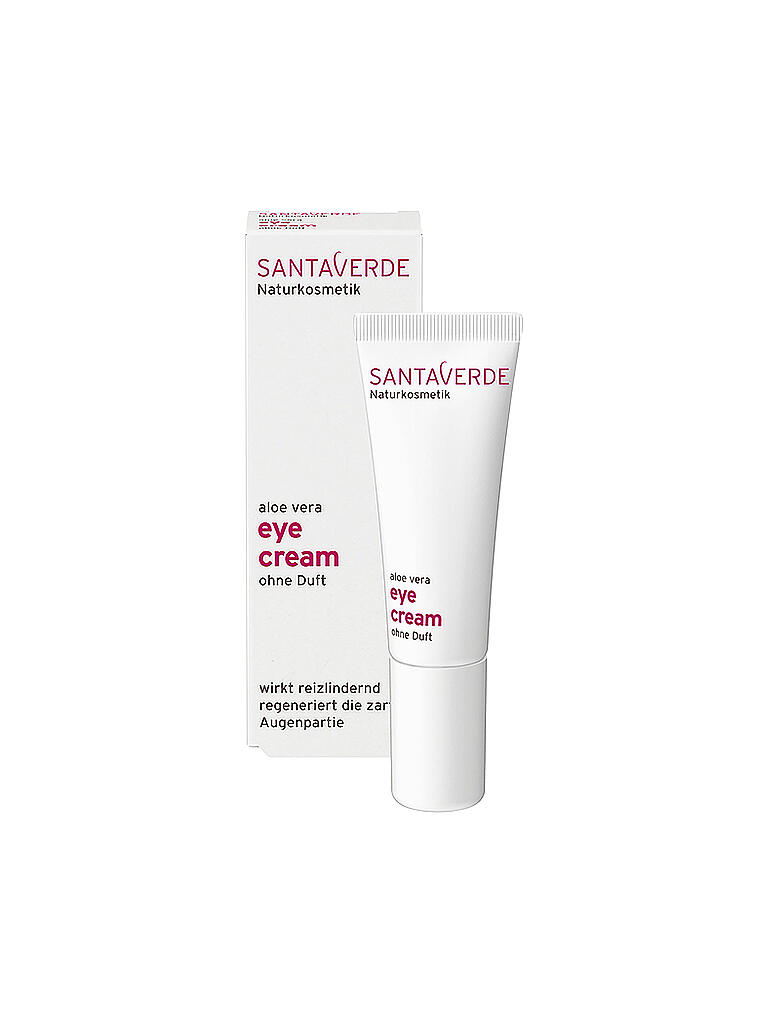 SANTAVERDE | Augencreme - Aloe Vera eye cream ohne Duft 10ml | keine Farbe