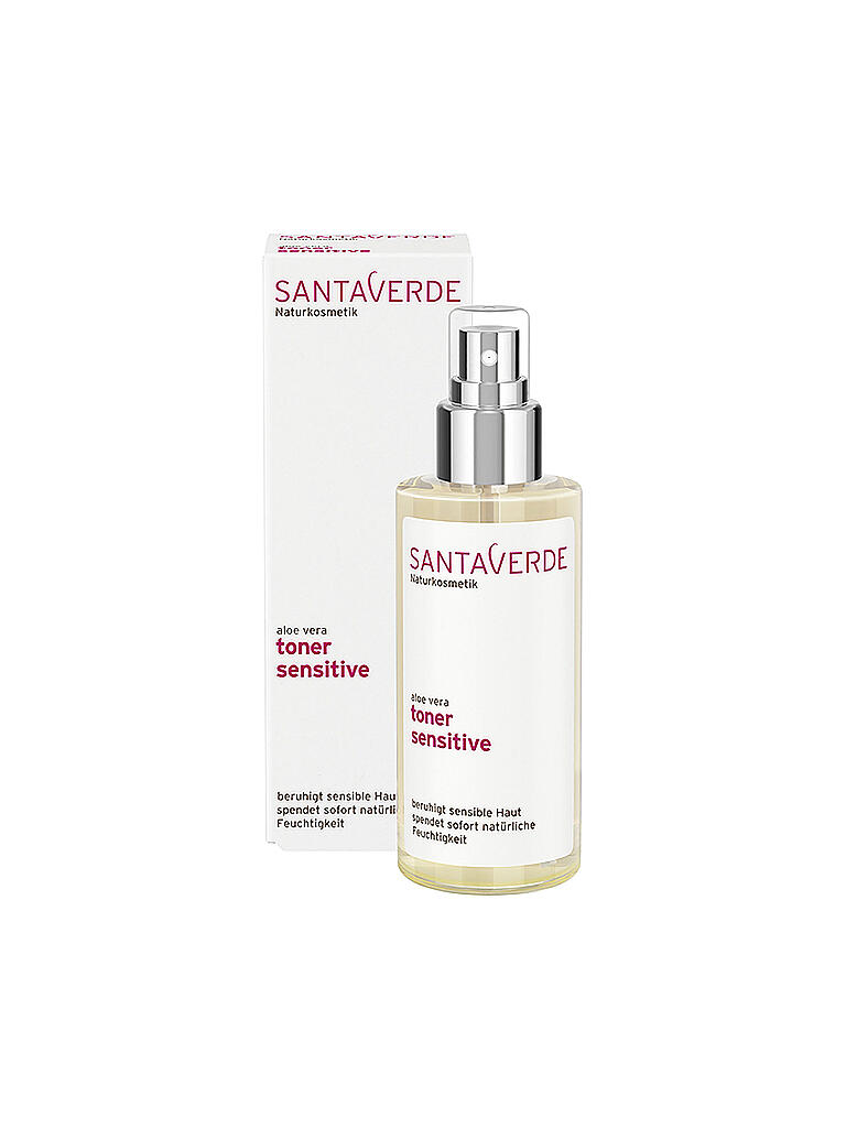 SANTAVERDE | Gesichtscreme - Aloe Vera toner sensitive 100ml | keine Farbe