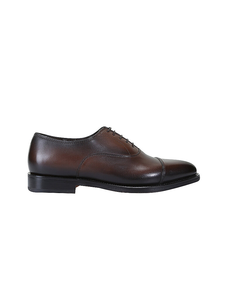 SANTONI Lederschuhe Derby braun | 42
