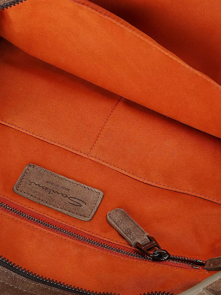 SANTONI | Ledertasche - Weekender   | braun