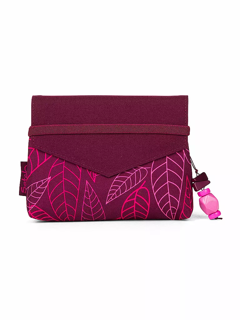 SATCH | Clutch "Klatsch - Purple Leaves" | keine Farbe