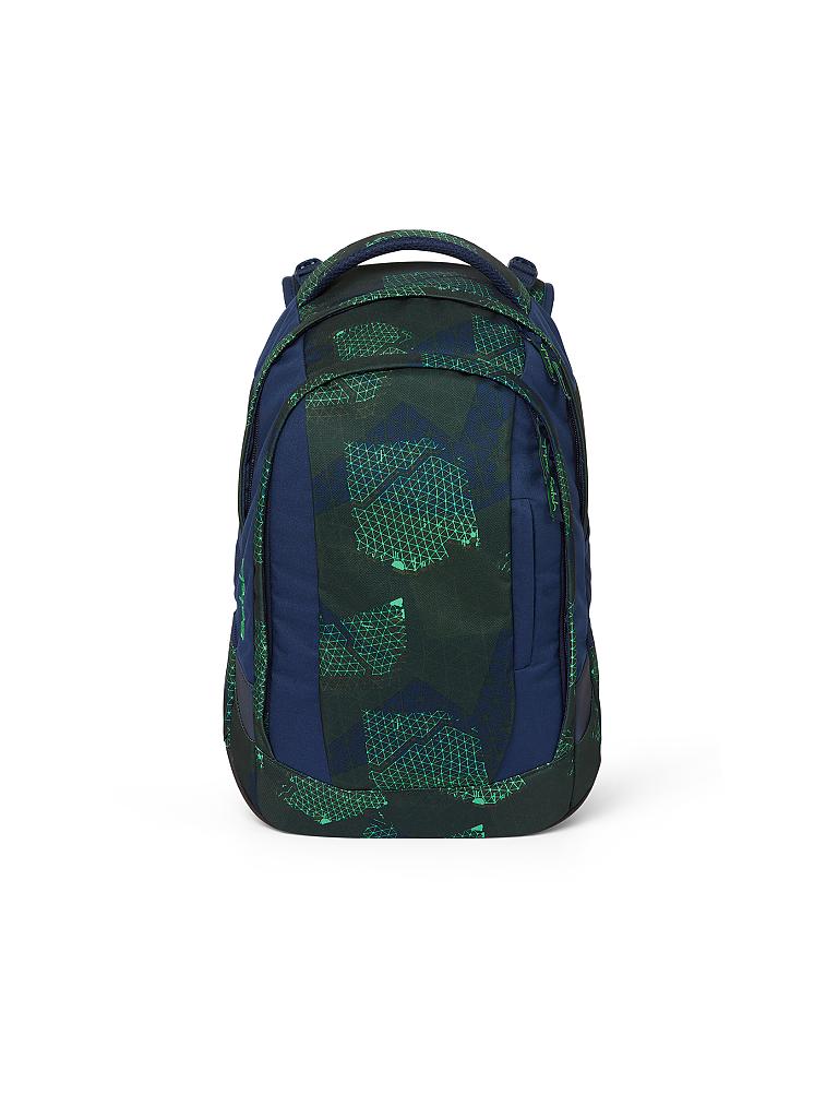 SATCH | Schul-Rucksack "Satch Sleek - Infra Green" | blau