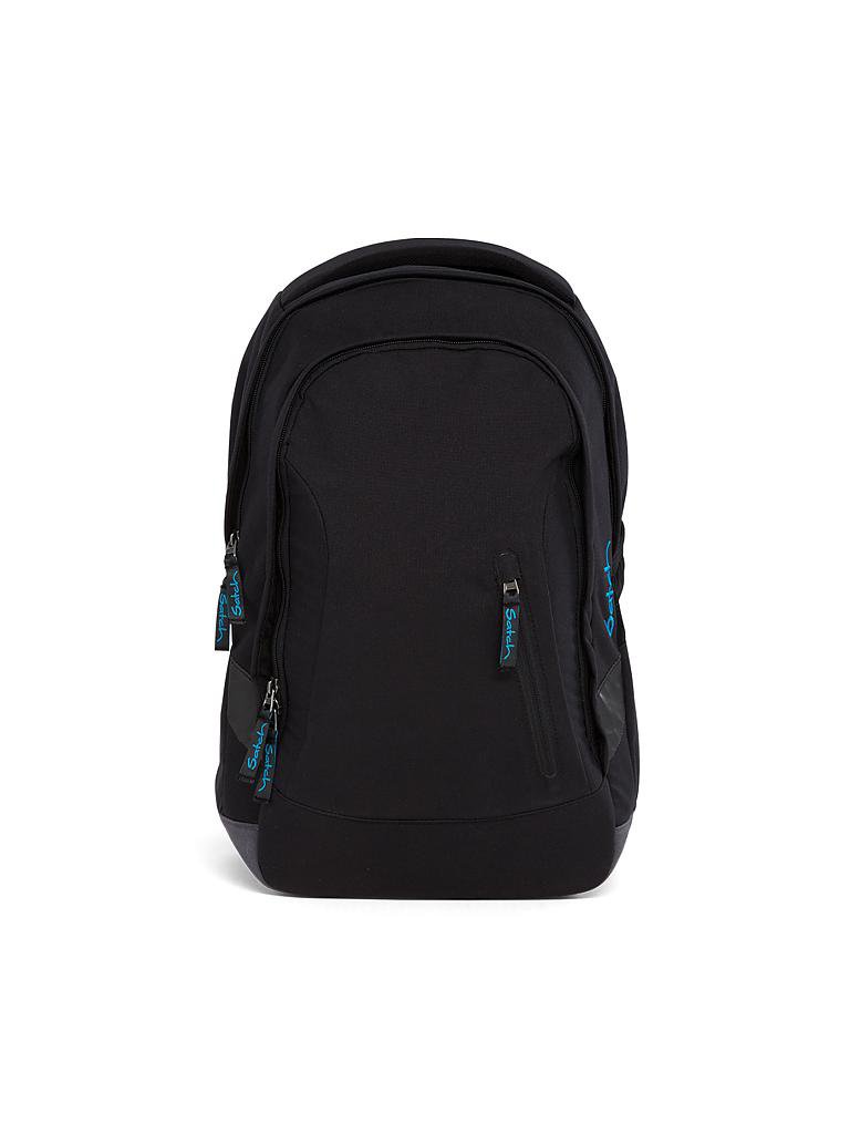 SATCH | Schul-Rucksack "Sleek-Black Bounce" | transparent