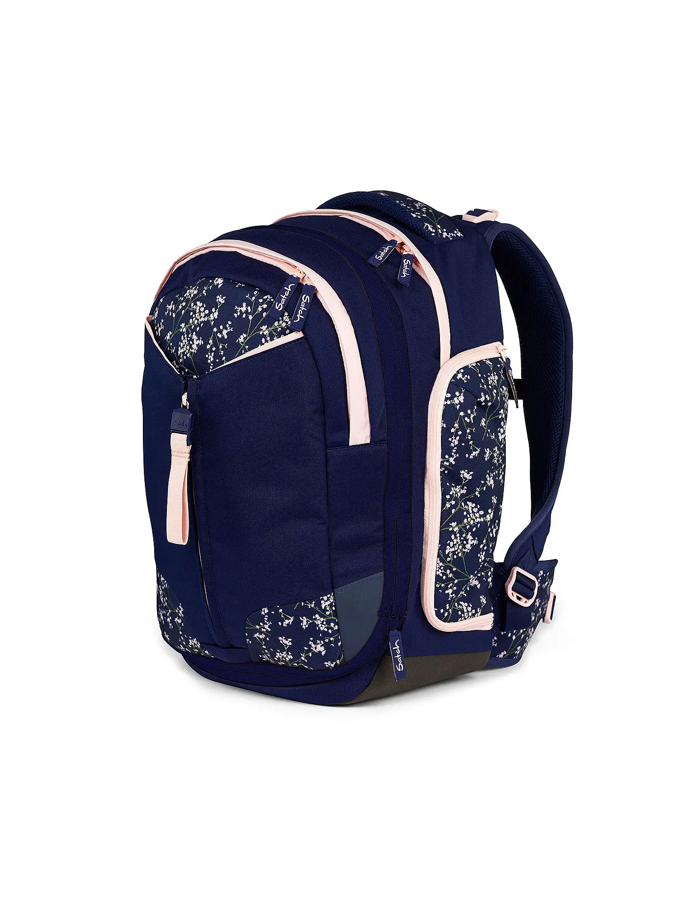 SATCH | Schulrucksack Match Bloomy Breeze | dunkelblau
