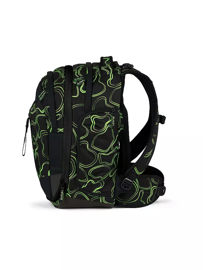 SATCH | Schulrucksack Match Green Supreme | schwarz