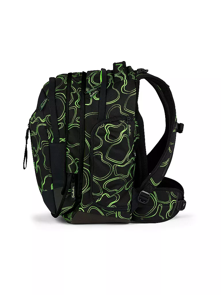 SATCH | Schulrucksack Match Green Supreme | schwarz