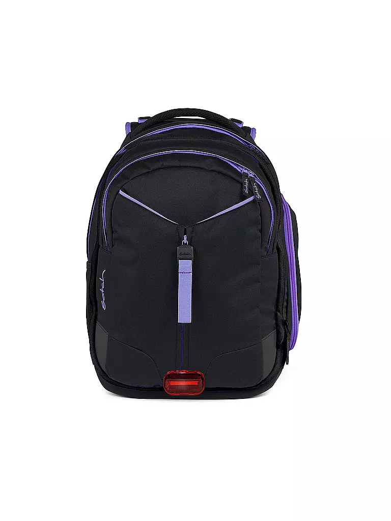 SATCH | Schulrucksack Match Purple Phantom | schwarz