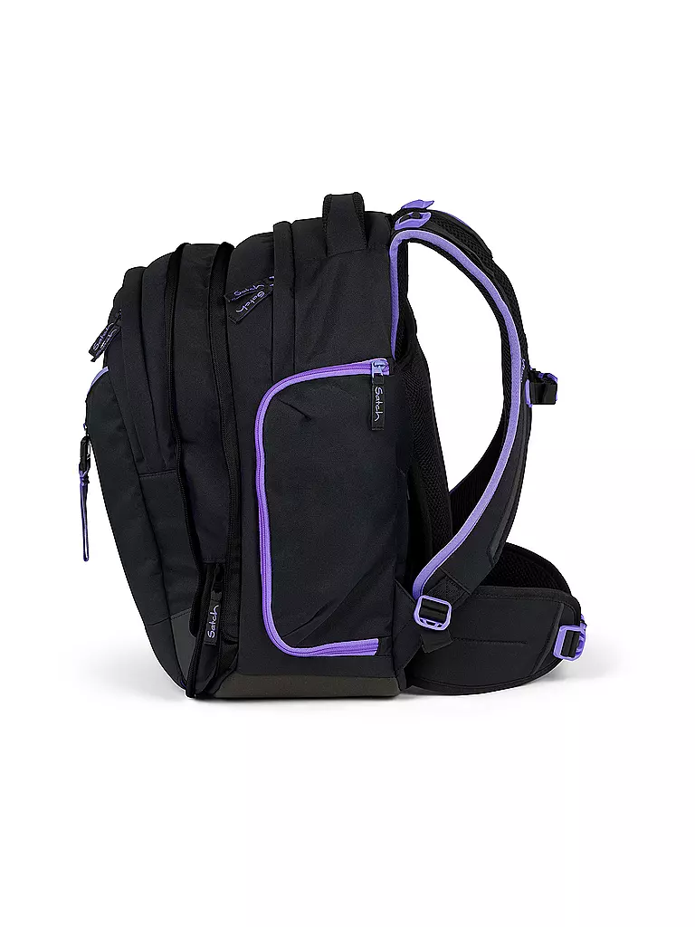 SATCH | Schulrucksack Match Purple Phantom | schwarz