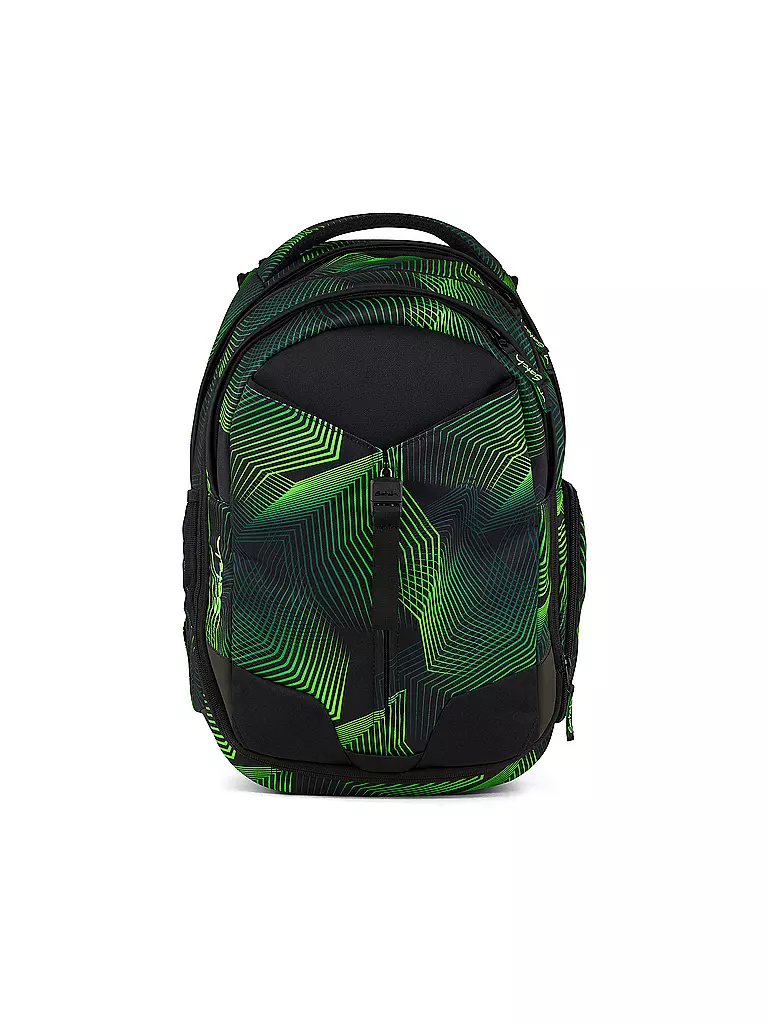 SATCH | Schulrucksack Match Seismic Green | schwarz