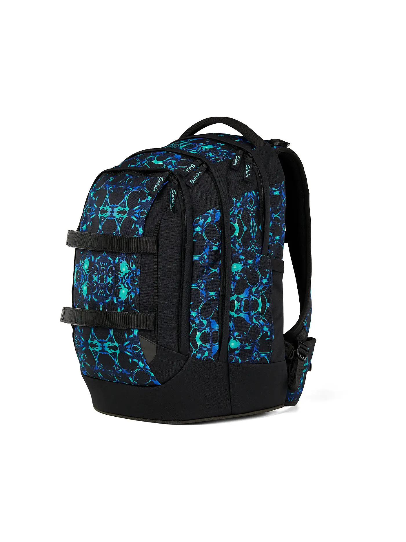 SATCH | Schulrucksack Pack  Caleido Blue | schwarz