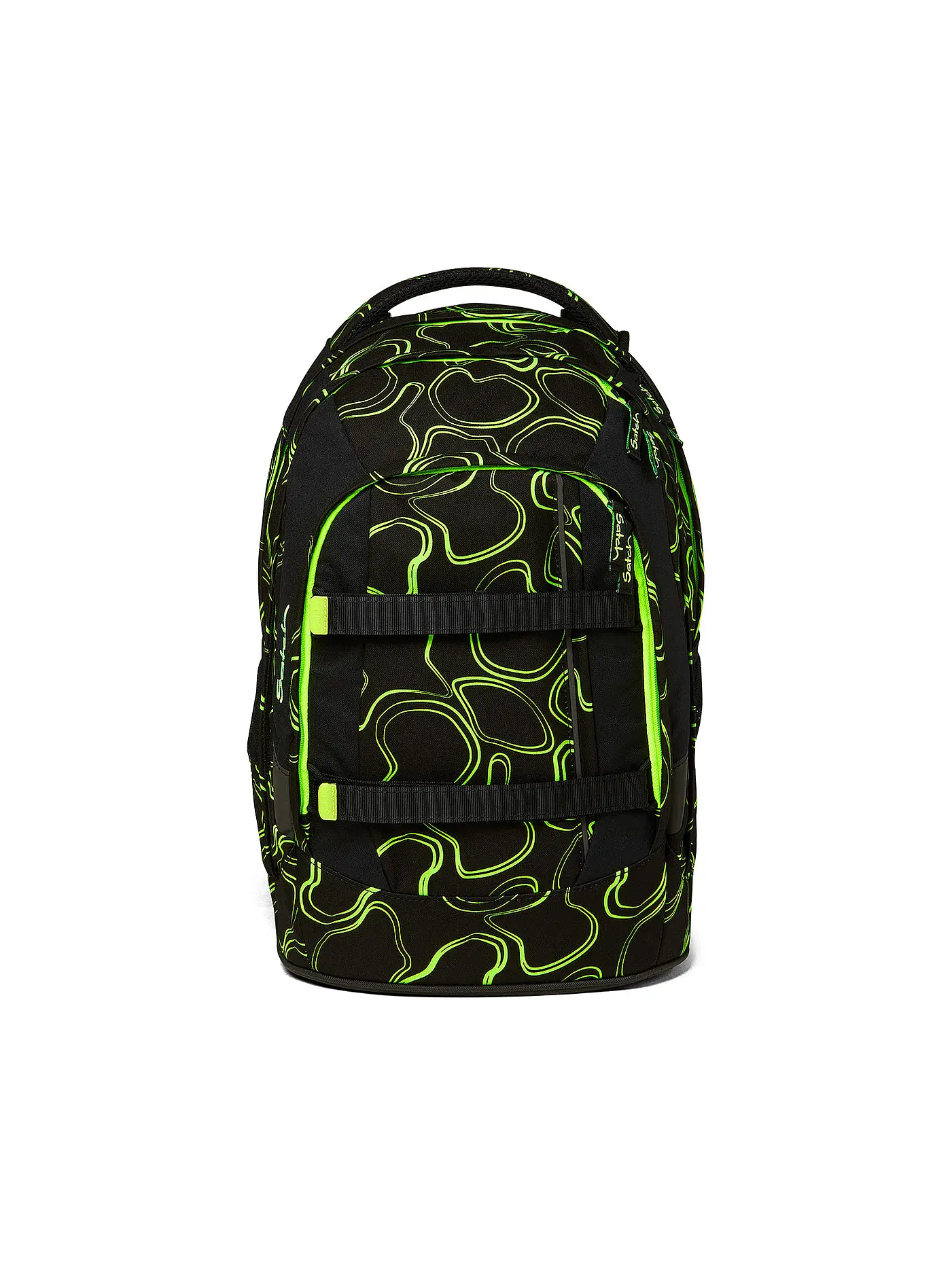 SATCH | Schulrucksack Satch Pack Bright Faces | schwarz
