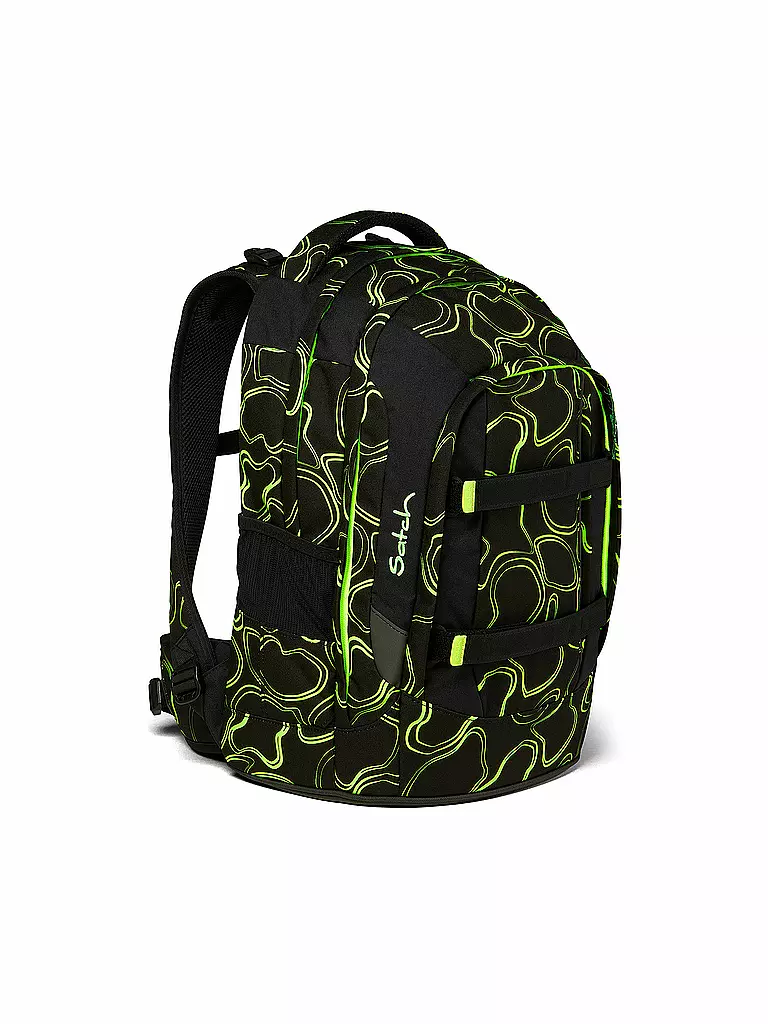 SATCH | Schulrucksack Pack - Green Supreme | schwarz