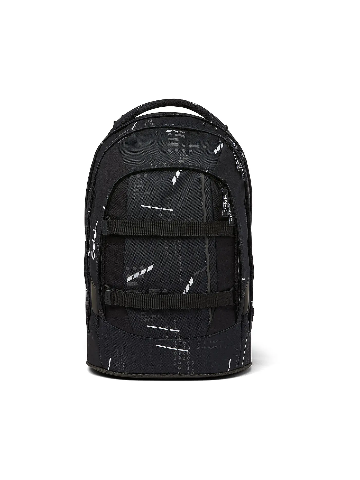 SATCH | Schulrucksack Satch Pack Bright Faces | schwarz