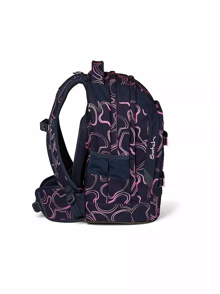 SATCH | Schulrucksack Pack - Pink Supreme | dunkelblau