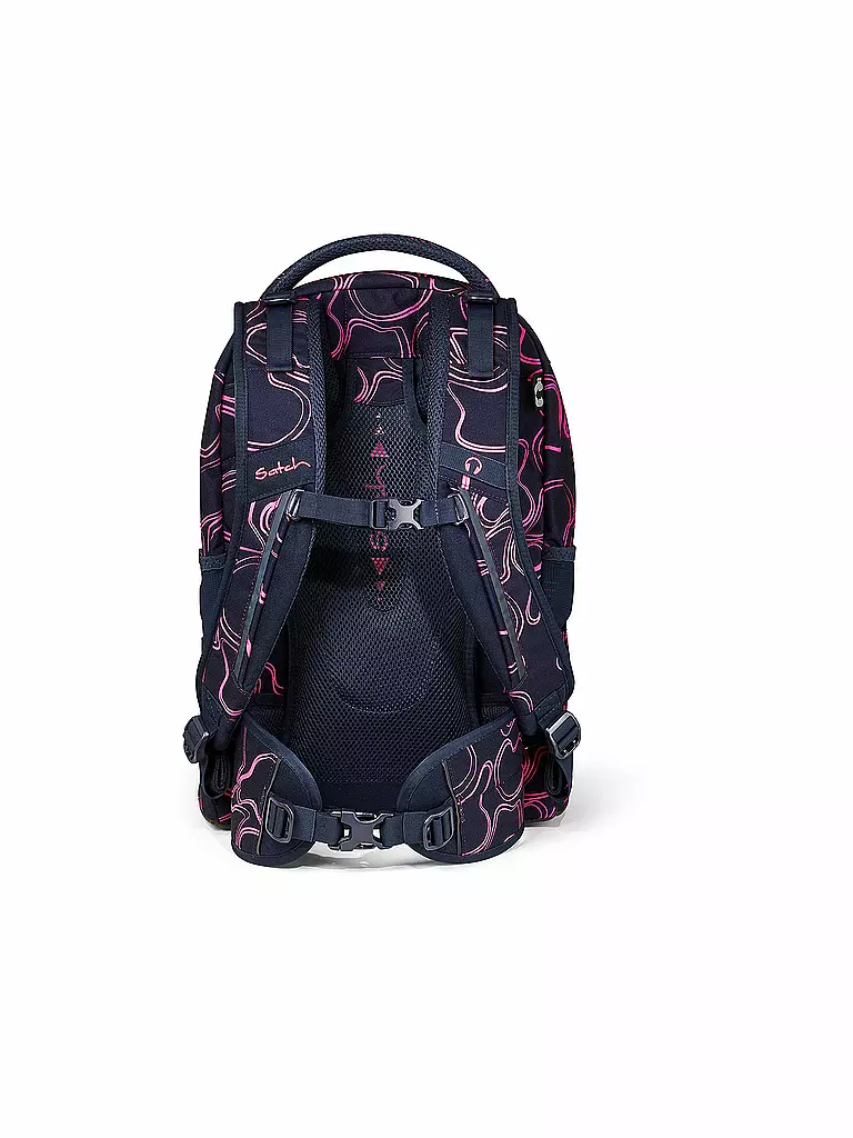 SATCH | Schulrucksack Pack - Pink Supreme | dunkelblau