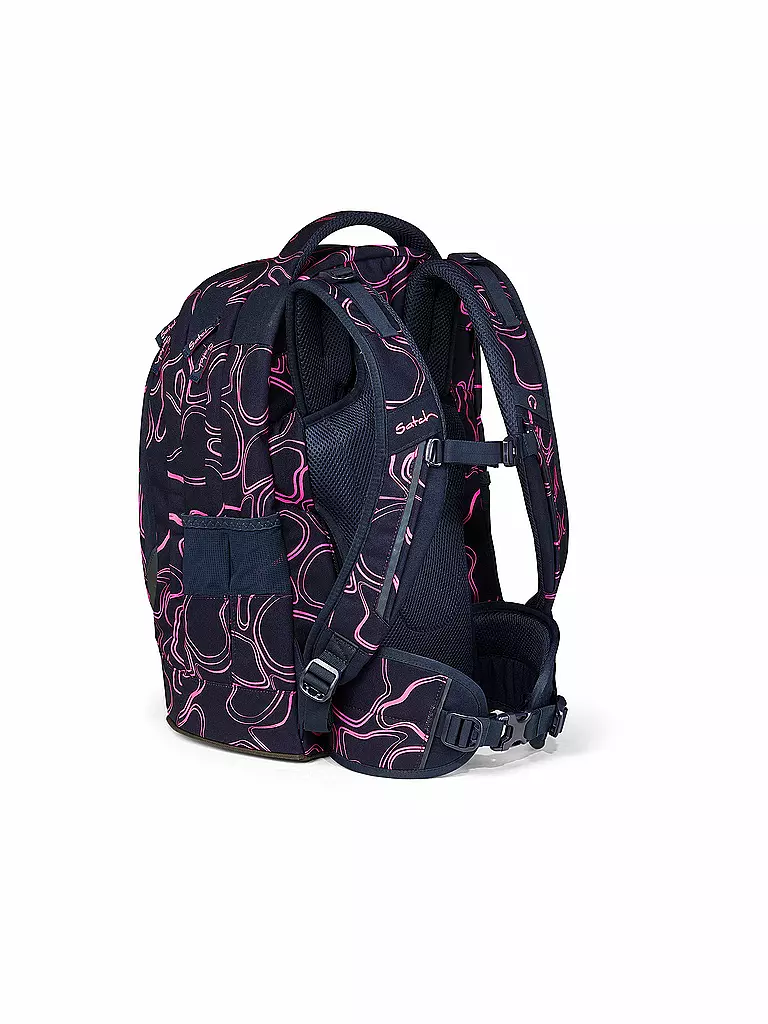 SATCH | Schulrucksack Pack - Pink Supreme | dunkelblau