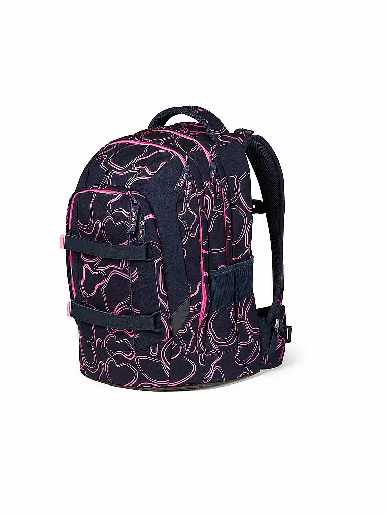 SATCH | Schulrucksack Pack - Pink Supreme | dunkelblau