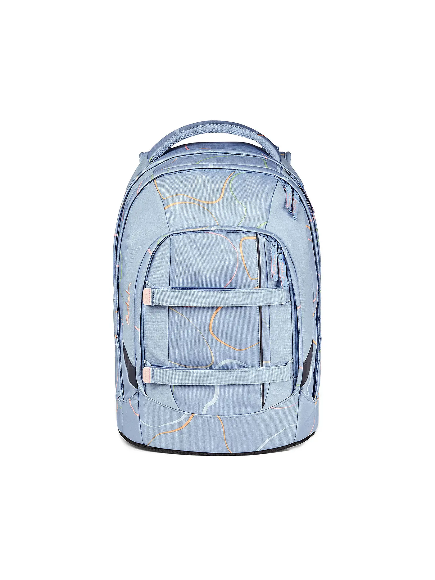 SATCH | Schulrucksack Satch Pack Bright Faces | hellblau