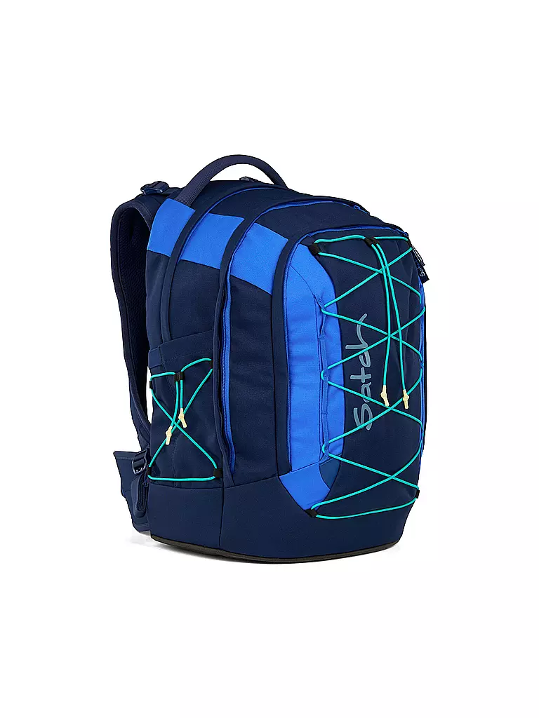 SATCH | Schulrucksack Pack Crossed Blue | dunkelblau