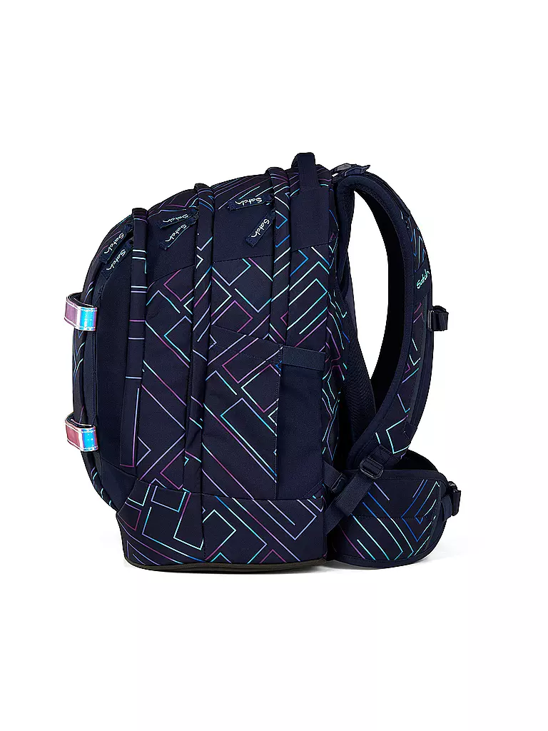 SATCH | Schulrucksack Pack Purple Laser  | schwarz