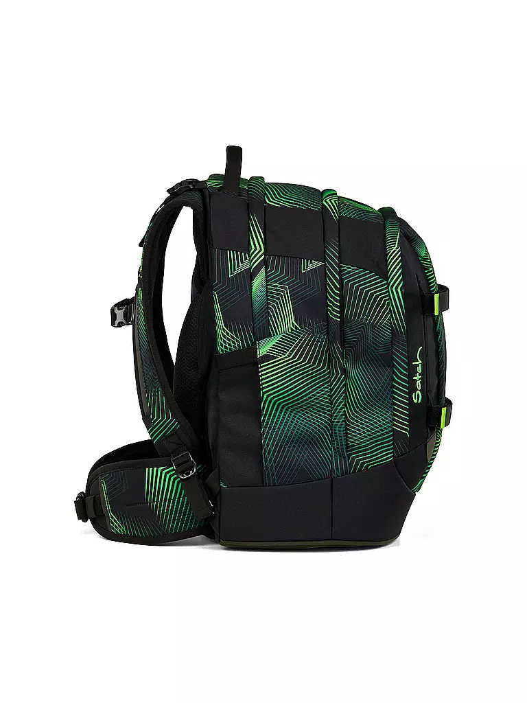 SATCH | Schulrucksack Pack Seismic Green | schwarz