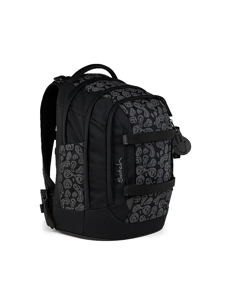 SATCH | Schulrucksack Pack Set Blurry Faces | Schwarz