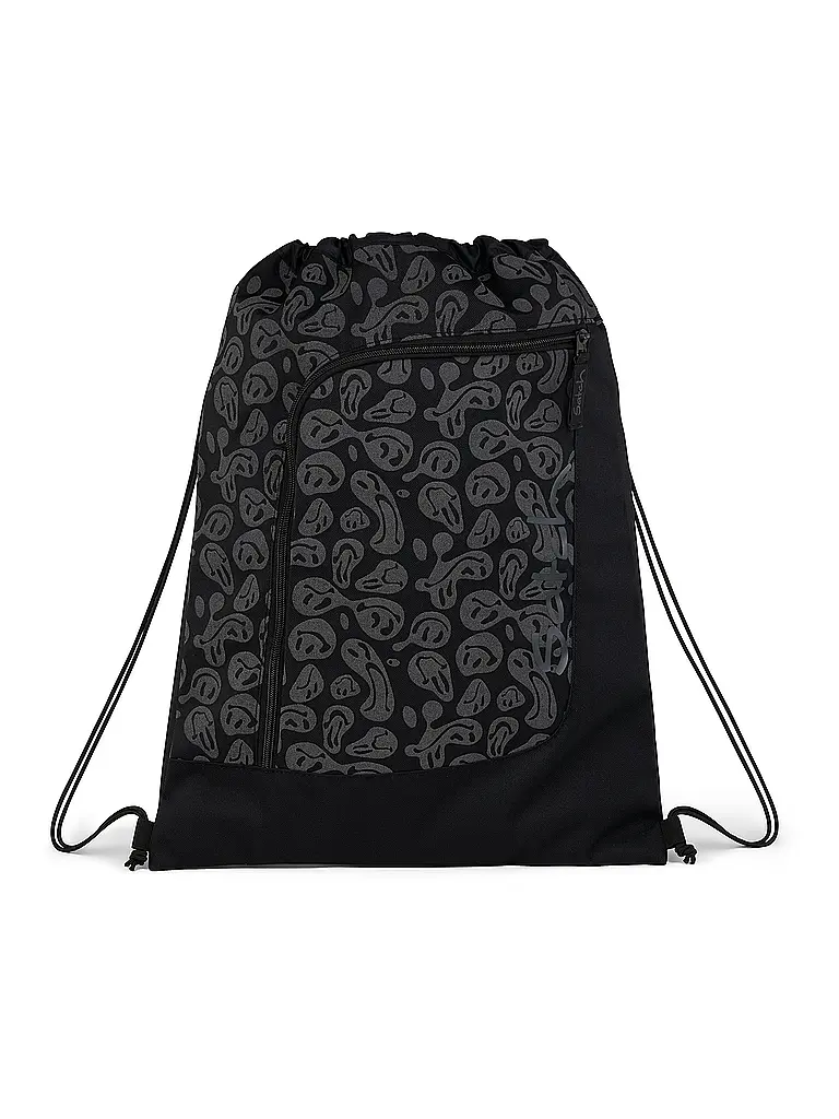 SATCH | Schulrucksack Pack Set Blurry Faces | Schwarz