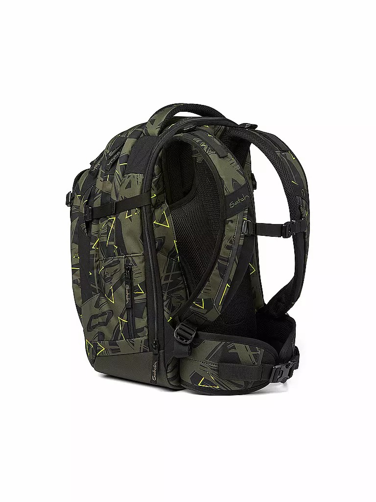 SATCH | Schulrucksack Satch Match Geo Storm | olive