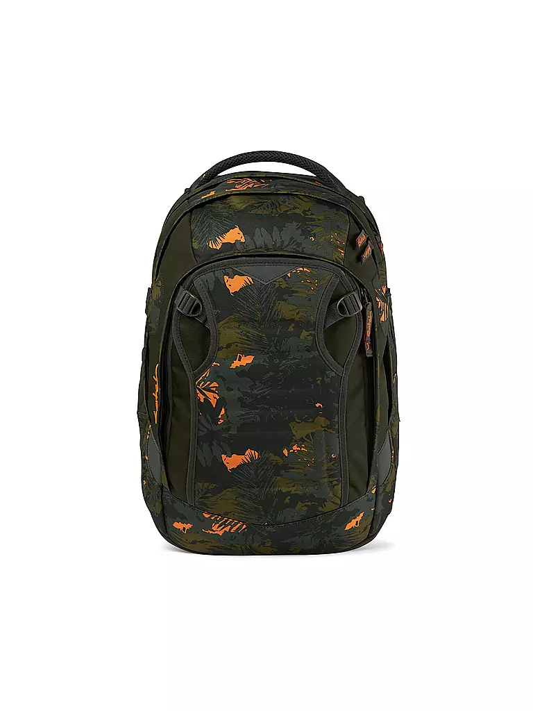 SATCH | Schulrucksack Satch Match Jurassic Jungle | dunkelgrün