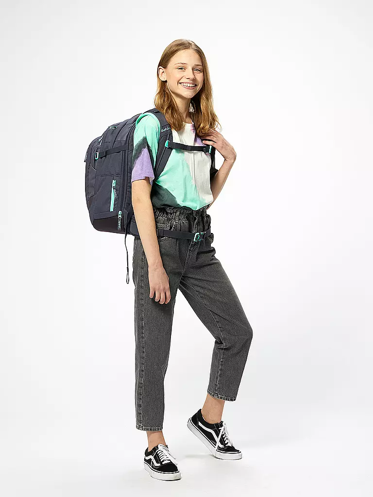 SATCH | Schulrucksack Satch Match Mint Phantom | grau