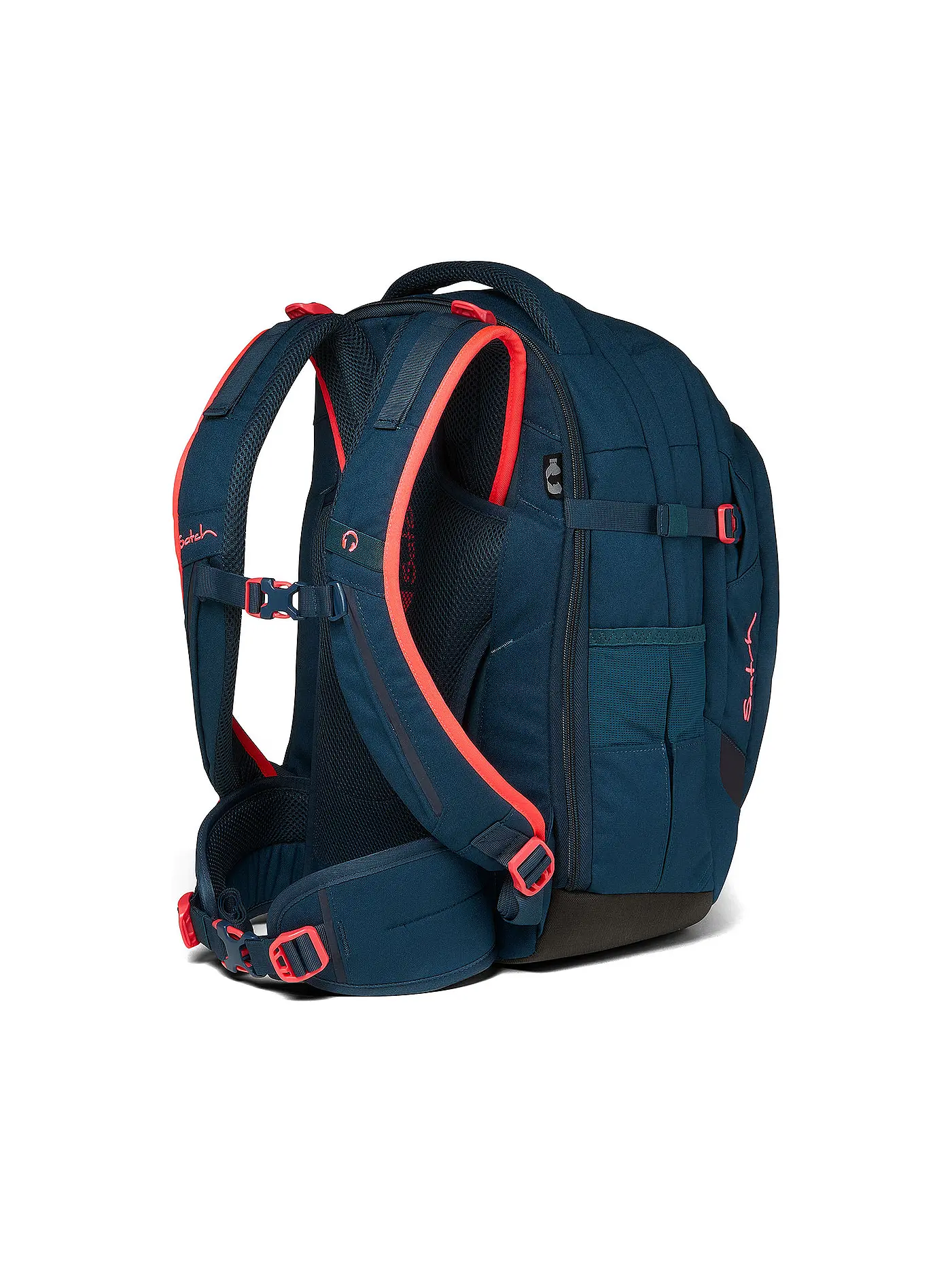 SATCH | Schulrucksack Satch Match Pink Phantom | grau
