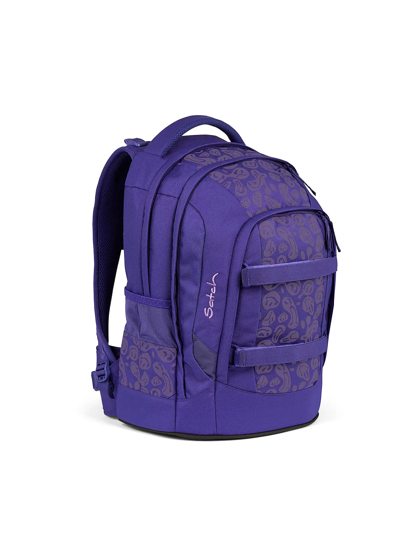SATCH | Schulrucksack Satch Pack Bright Faces | lila