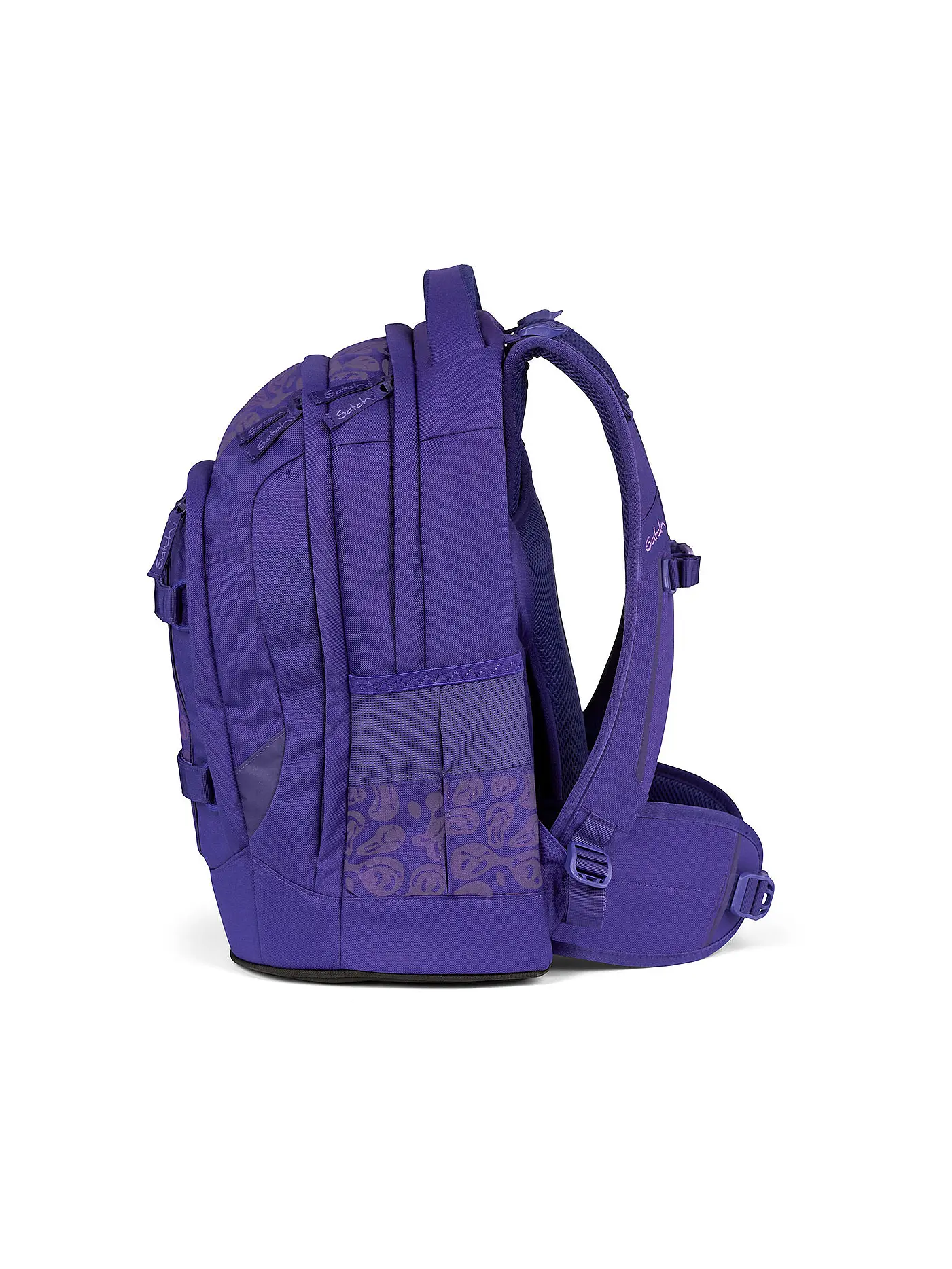 SATCH | Schulrucksack Satch Pack Bright Faces | lila